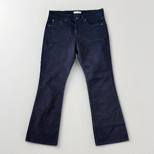 Levi’s 515 Bootcut Jeans Womens Size 8S Black Denim 052176086357 Cotton Spandex